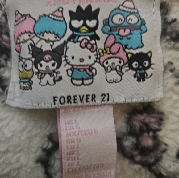 Hello Kitty Kids Pajama Bottoms - White and Black - Picture 3 of 6